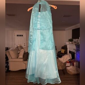 Girl’s formal dress with shawl